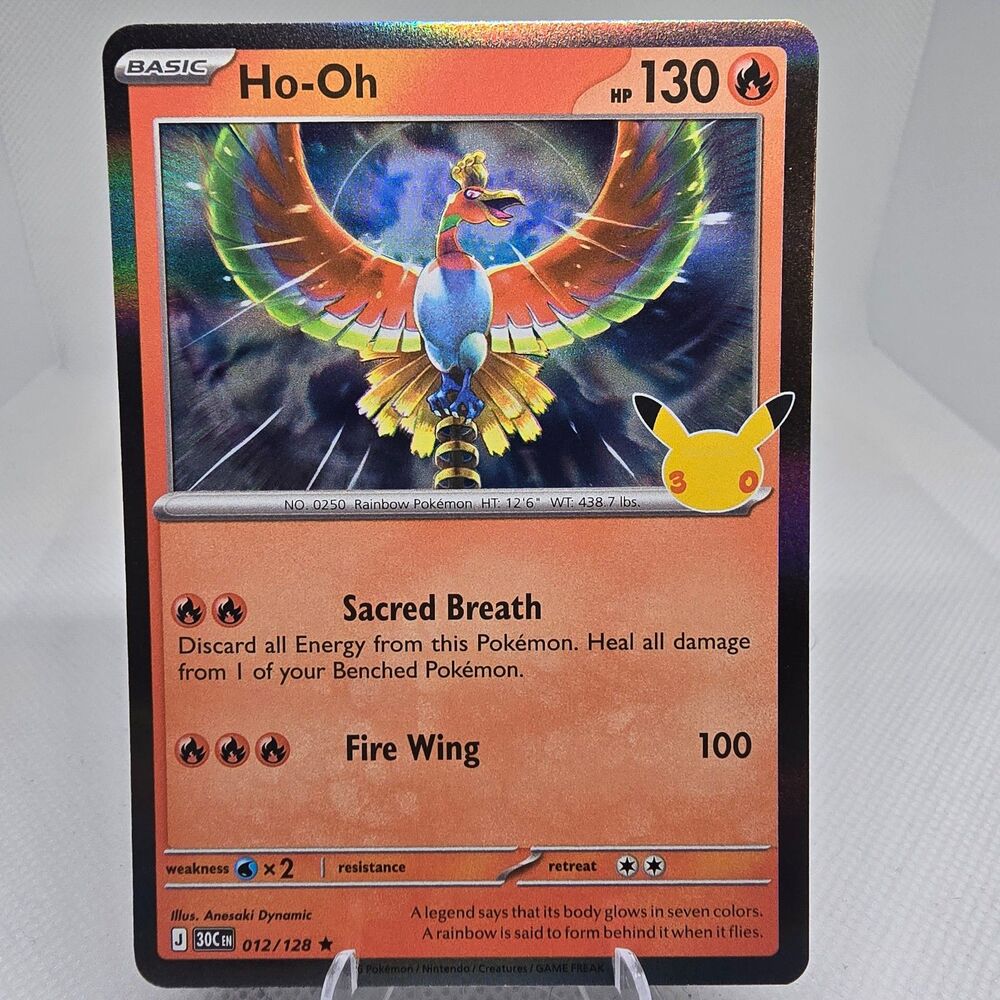 Ho-oh #12 Pokémon 30th Celebration